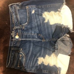 Hollister denim shorts never worn
